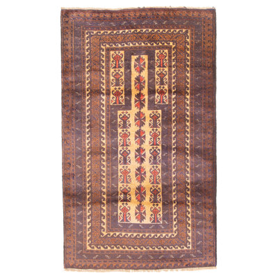 Teimani Tan Rug 2'10" x 4'8"