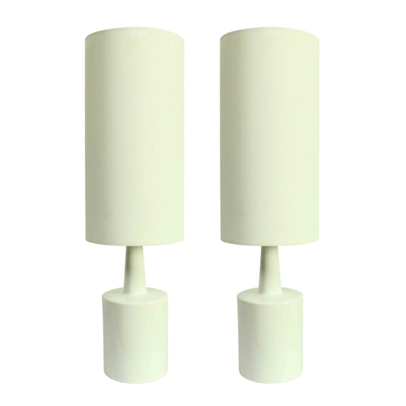 Ensemble de lampe de table 24" Shamong, Blanc