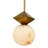 Pendant Elko Antique Brass Finish