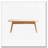 Coffee Table with Solid Wood Top