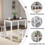 [Ensemble de salle à manger 3 pièces à hauteur de comptoir] Table basse avec 2 tabourets-1362019548
