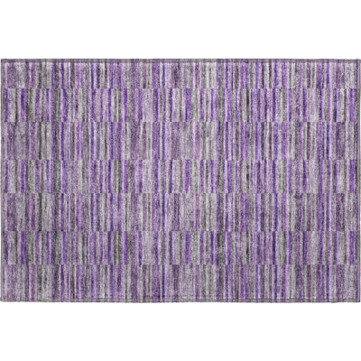 Tapis mauve de qualité supérieure lavable à la machine Prisco