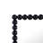 23" X 72" Full Length Mirror With Metal Beaded Frame, Rectangular Oversized Mirror For Living Room Bedroom, Black