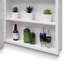 Versatile Bathroom Medicine Cabinet with Mirror, Offering Ample Storage and Stylish Design.