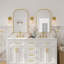 Luminaire pour meuble-lavabo moderne 1 lumière en laiton vieilli-288885241-288885240-288885247