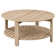 Lennix 1-Shelf Round Engineered Wood Coffee Table Natural