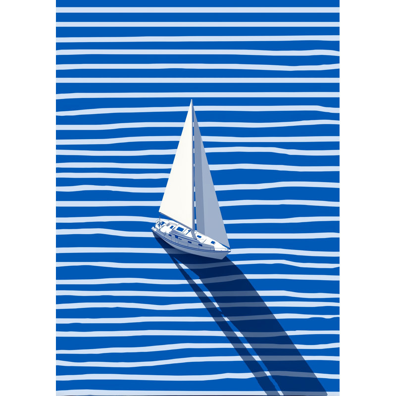 Art mural sur toile «Sailing Rhythm», l 12 po x H 16 po x P 1 po