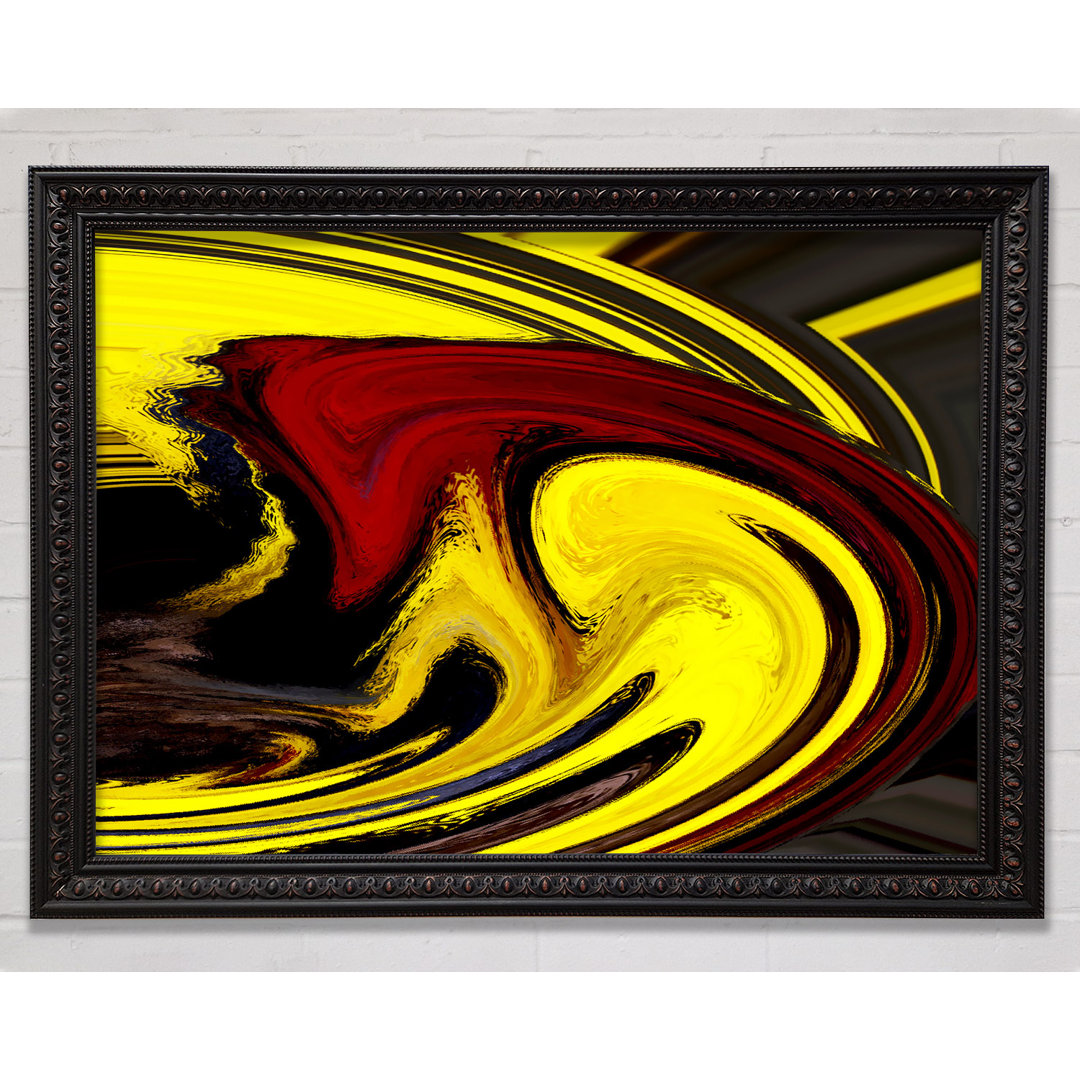 Gerahmtes Wandbild Yellow Energy