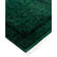 Overdyed Hand-Knotted Wool Modern-Contemporary Green Runner 2' 0" x 6' 8"