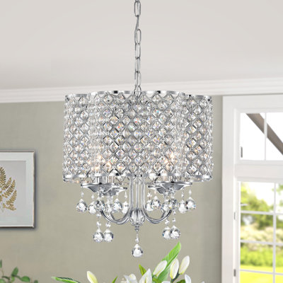Aislyn 3 - Light Dimmable Drum Chandelier