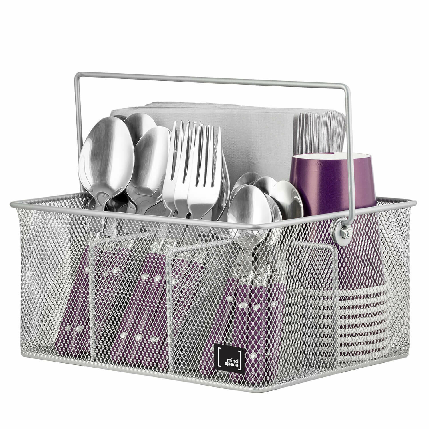 Oggi - Stainless Steel Jumbo Utensil Holder, Midnight