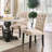 Adaiah Round Marble Top Dining Table