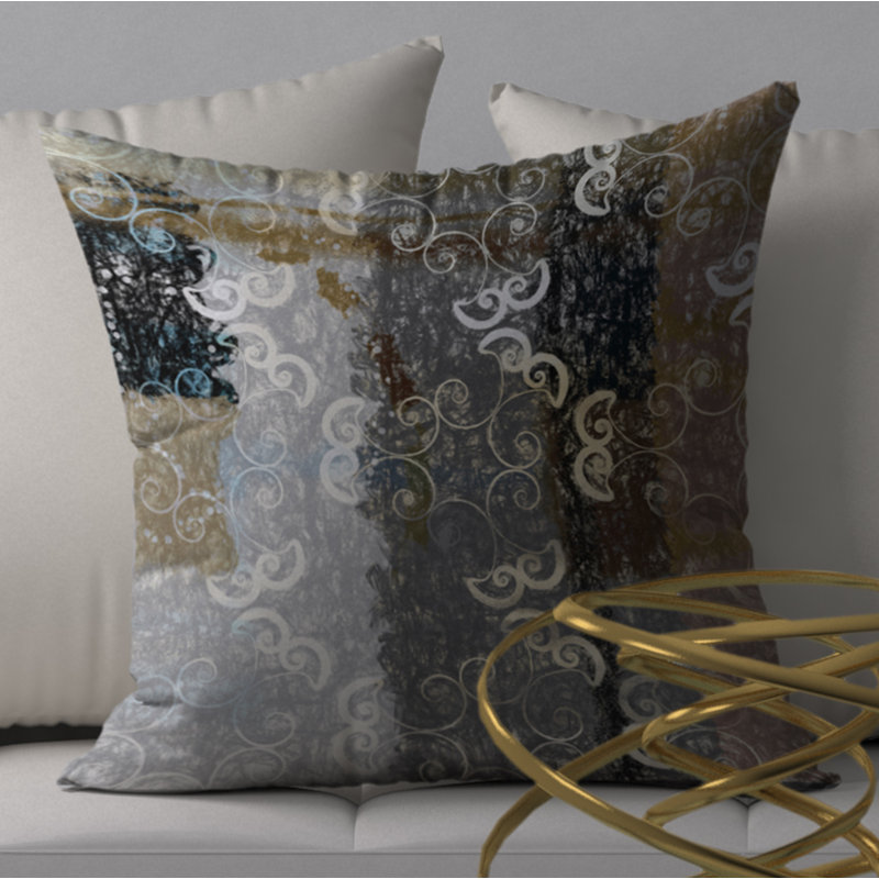 Housse de coussin carrée à Heartwarmage houle, 24 po x 24 po