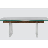Fiorelita 80'' W Glass Console Table
