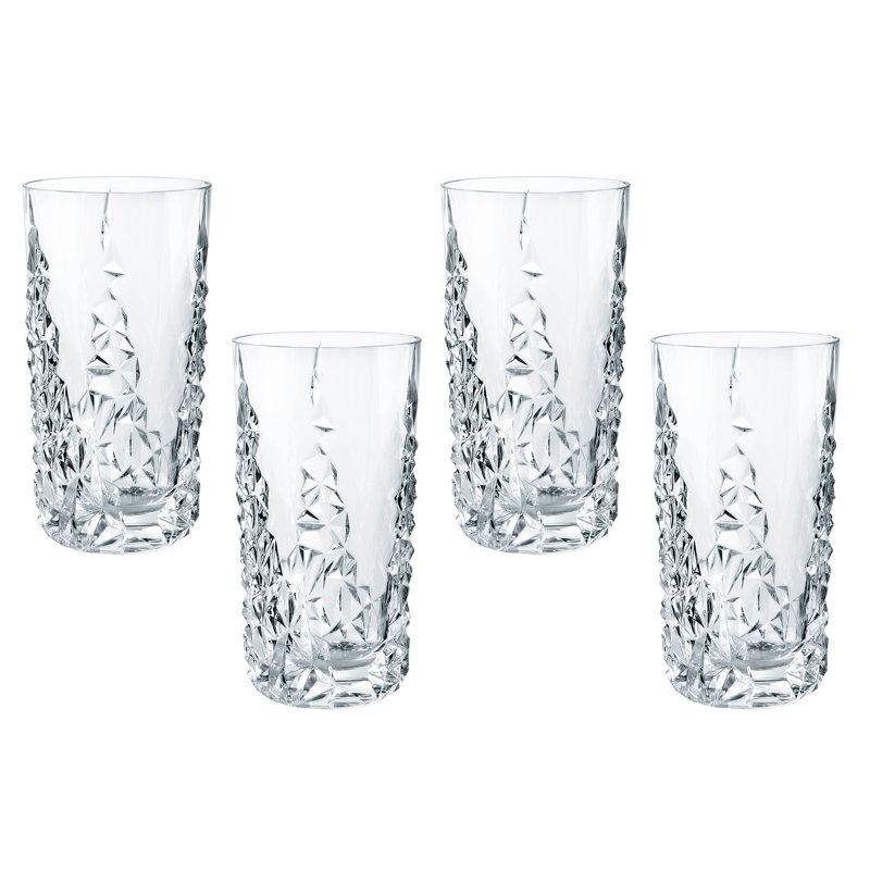 Sculpture 14.2 Oz. Long Drink, Set of 4