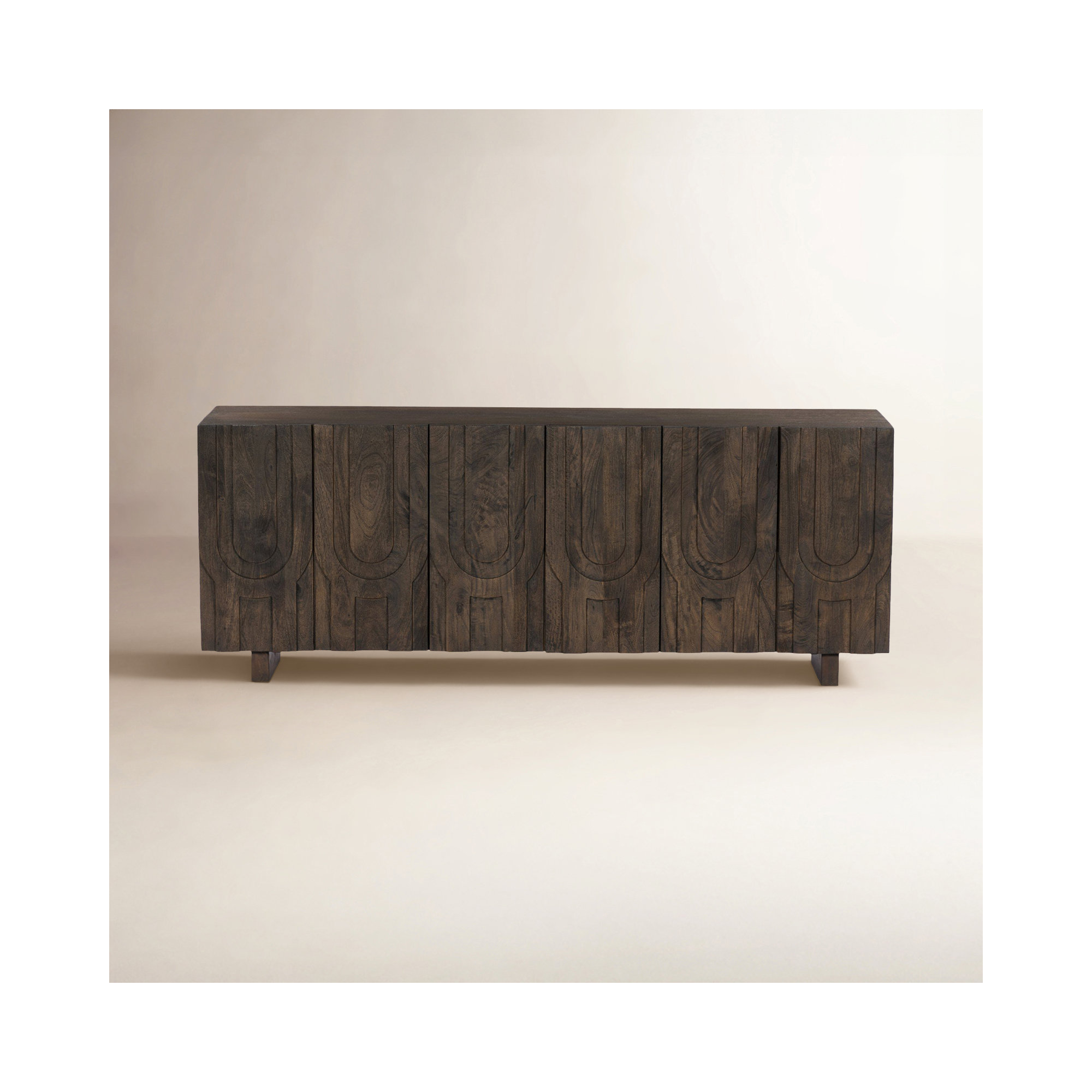 Soraya 72'' Media Console, Dark Mango