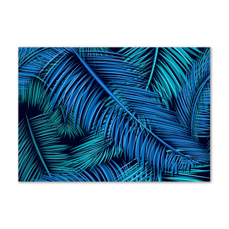 Leaves Of Palm - No Frame Print on Canvas