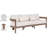 Newport Glenmore Water Resistant Fabric Upholstered Outdoor Patio Sofa with Protective Cover Included-1654354798-1670578196