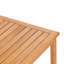 Ensemble de causeuse et table basse d'extérieur en bois d'acacia 2 pièces avec coussins hydrofuges pour terrasse de jardin-130483371-130483374