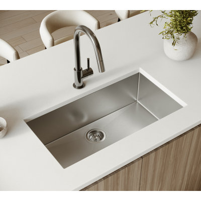 Évier de cuisine encastrable en acier inoxydable calibre 18 de 304 pouces KSS-3218-0 Cantrio