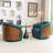 Delwood Vegan Leather Modern & Comfort Swivel Barrel Chair (Set Of 2)-1890958894