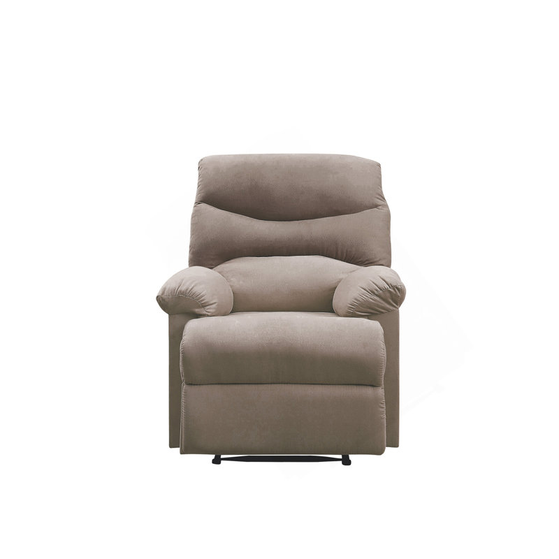Light Brown Recliner With Pillow Top Arm, Light Brown