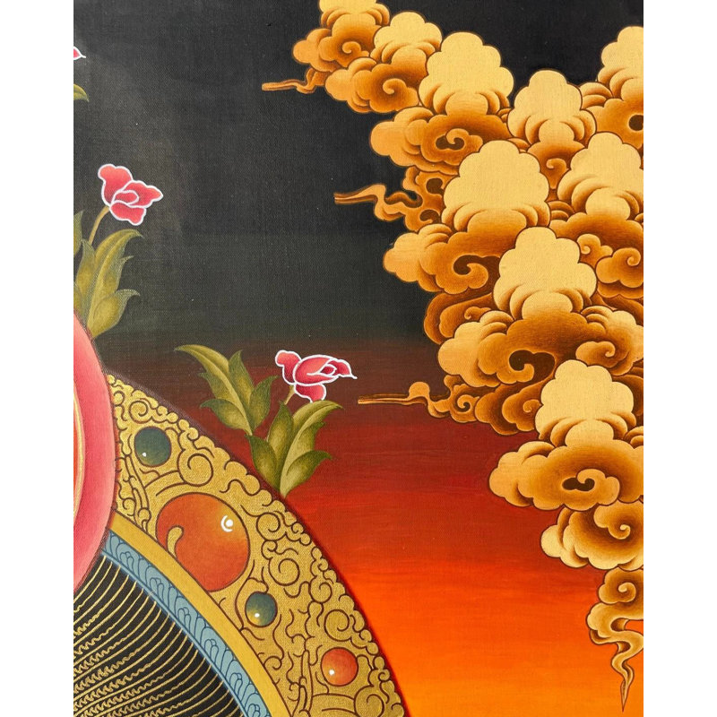 Bouddha Shakyamuni Thangka (Thangka sans brocart)