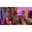 Outsunny 173 cm Life Size Halloween Animated Standing Clown with Hammer