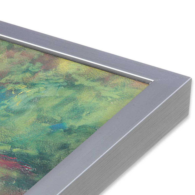 «Reflections» par Carol Rowan, reproduction d'art, 18 W x 12 H, Silver, Framed Print