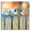  «Sitting On The Fence» par Marvindale, art mural en verre acrylique, 24 po x 24 po