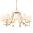 Uttermost Seville 9 Light Gold Chandelier