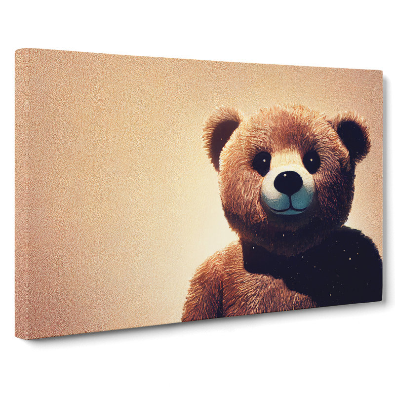 A Teddy Bear - Wrapped Canvas, 40cm H x 60cm W x 3cm D