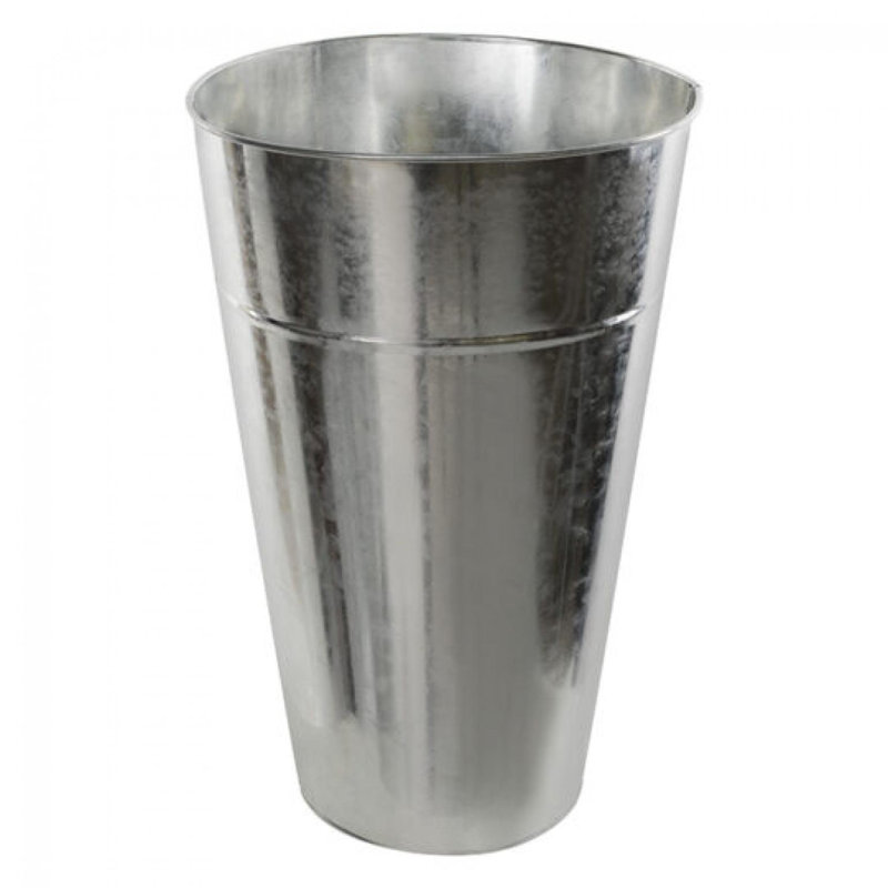 Silver Metal Bucket