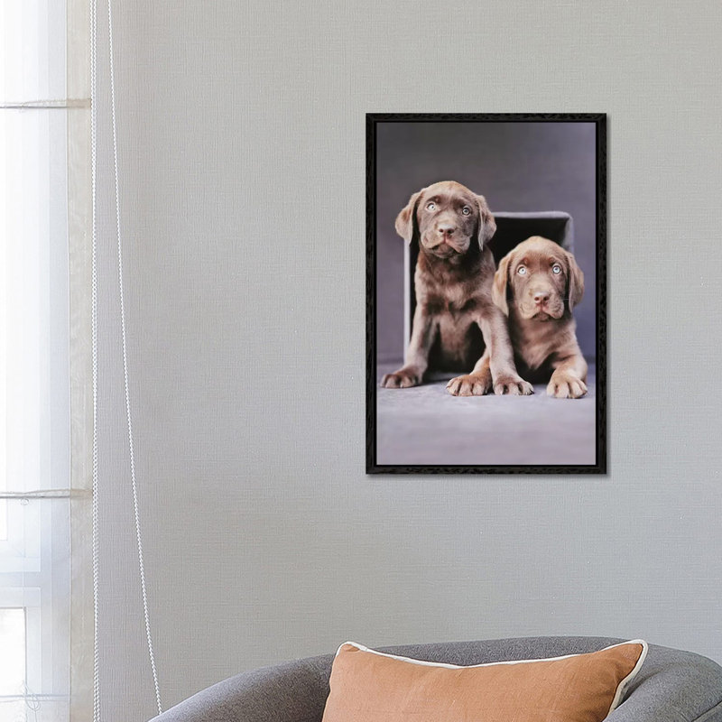 Yardan And Yosemite by Rachael Hale - Print on Canvas, Black Framed, 66.04 cm H x 45.72 cm W