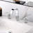 Widespread Bathroom Faucet with Drain Assembly-49376052