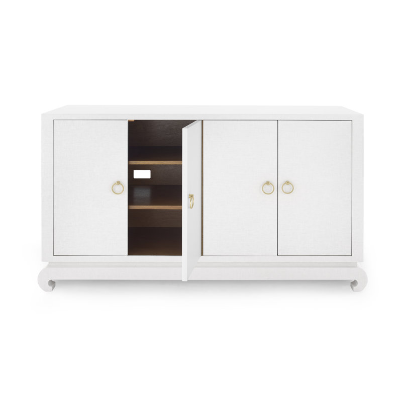 Meredith Sideboard, White, 30"H x 53.3"W x 18"D