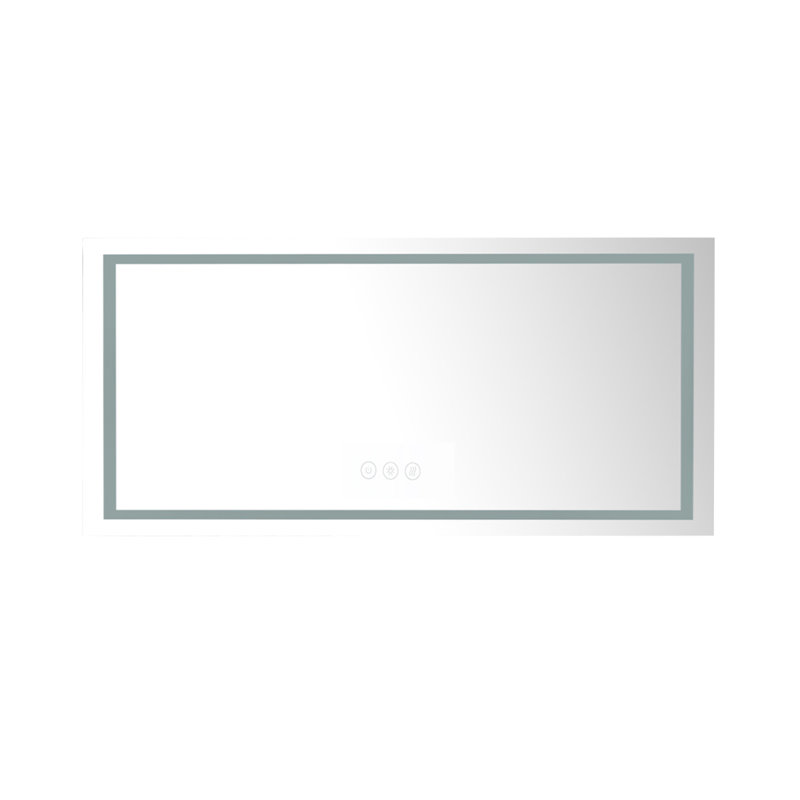 Miroir de salle de bain DEL, 84 po x 32 po