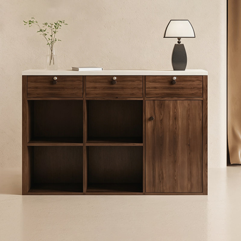 Bureau de réception contemporain en bois manufacturé Contemporary, 39.37"H*47.24"L*19.69"W