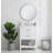 Sinclaire 24 " W Freestanding Standard Free Standing 1 Single Vanity Bathroom Vanity With Engineered Marble Top-595369484