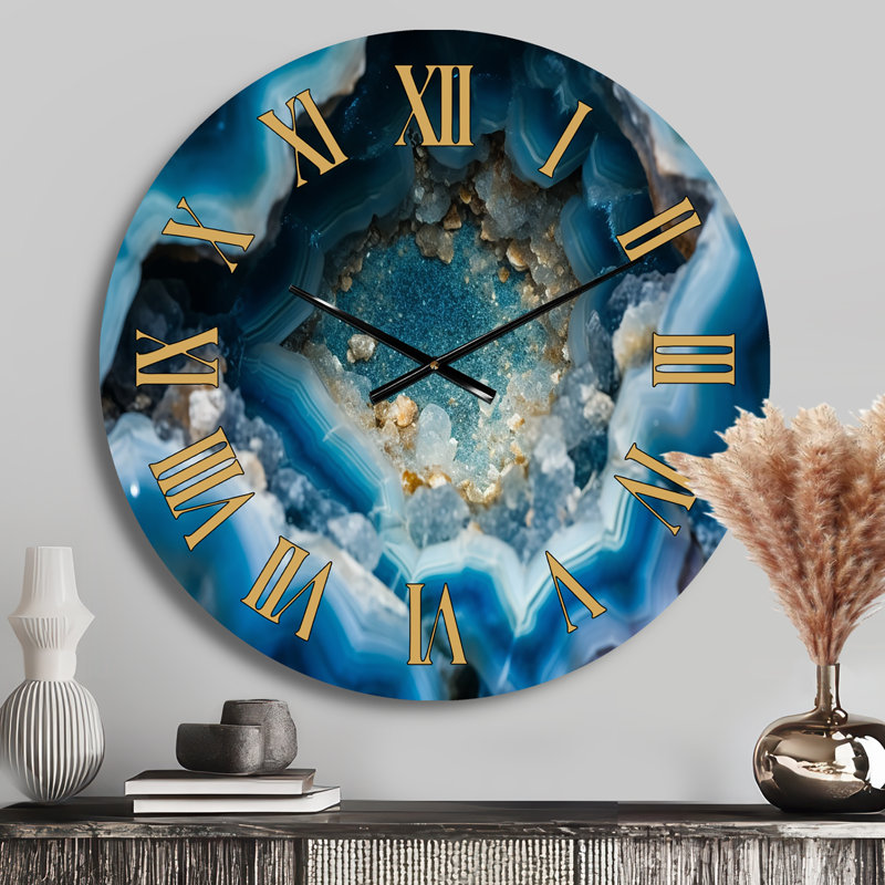 Horloge murale Geode Gems I, Médium