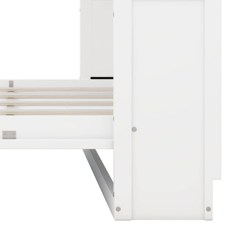 Lit pliant mural peu encombrant, Lit simple, White
