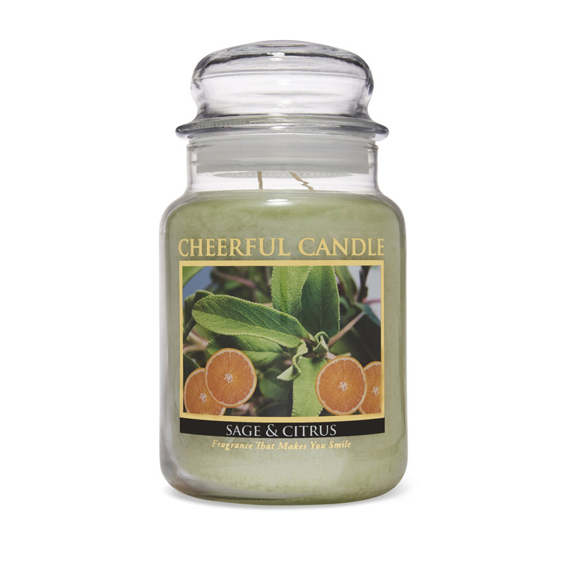 Bougie parfumée sauge et agrumes