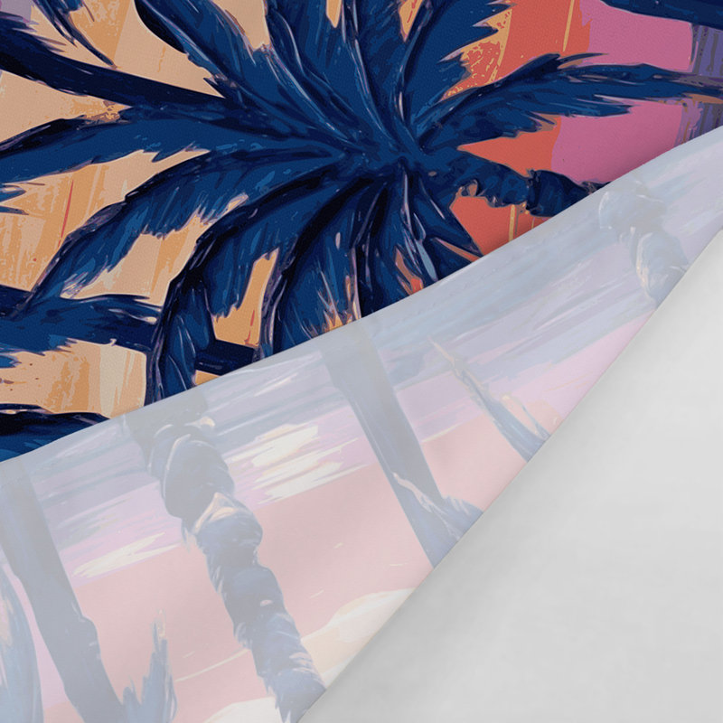 Tapisserie murale Hawaiian Palm Silhouettes, 68 po x 80 po