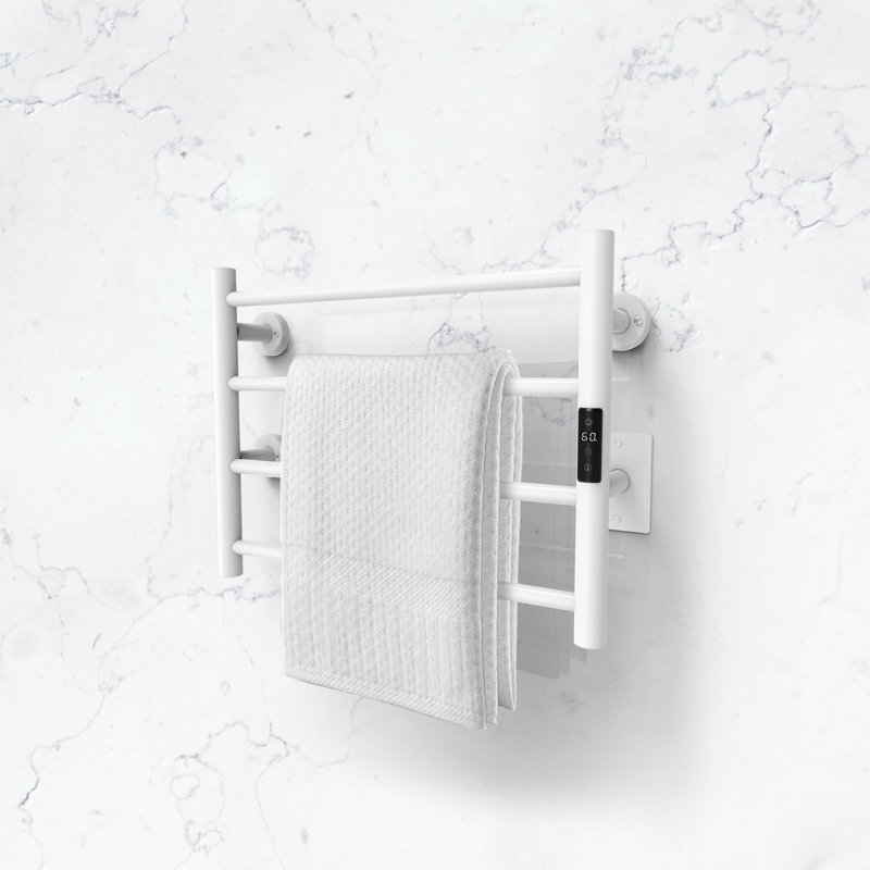 Chauffe-serviettes électrique mural Malte II Malte, Blanc mat