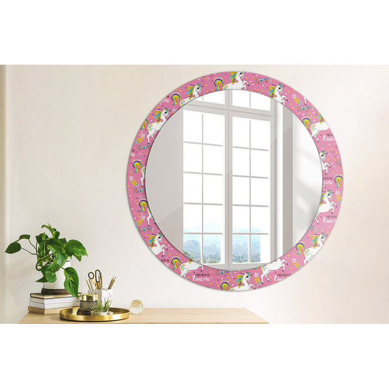 Huldar Glass Flat Wall Mirror, 80cm x 80cm