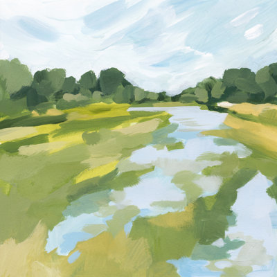 Verdure abstraite, zone humide I