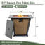 Table foyer au gaz propane 28 po