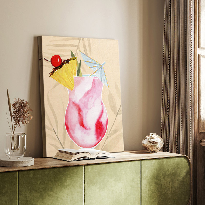 Tropical Cocktail II - galerie sur mesure, H 60 po x l 40 po