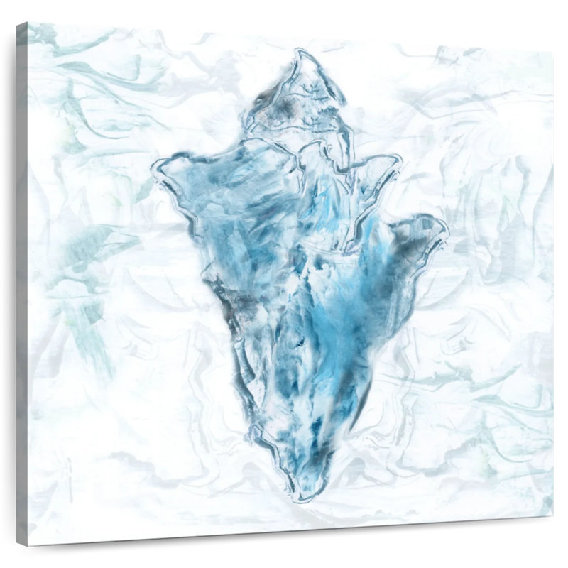 Aletra Blue Marble Coast Shell, 10" H x 10" W