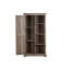 Armoire de porte de grange - grand rangement rustique gris délavé pour garde-manger 39,88 x 15,49 x 74,4, organisateur spacieux avec tablettes personnalisables 39,88 x 15,49 x 74,4 et polyvalent-2066959932